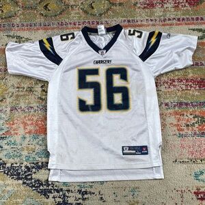 Boys San Diego CHARGERS Shawne Merriman Boys Kids NFL Reebok Football Jersey
